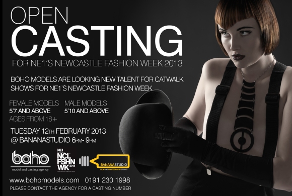 NFW CASTING 2013 boho models newcastle fashion week